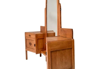 Art Deco Amsterdamse School Dressing Table or Vanity by J.J. Zijfers, 1920s